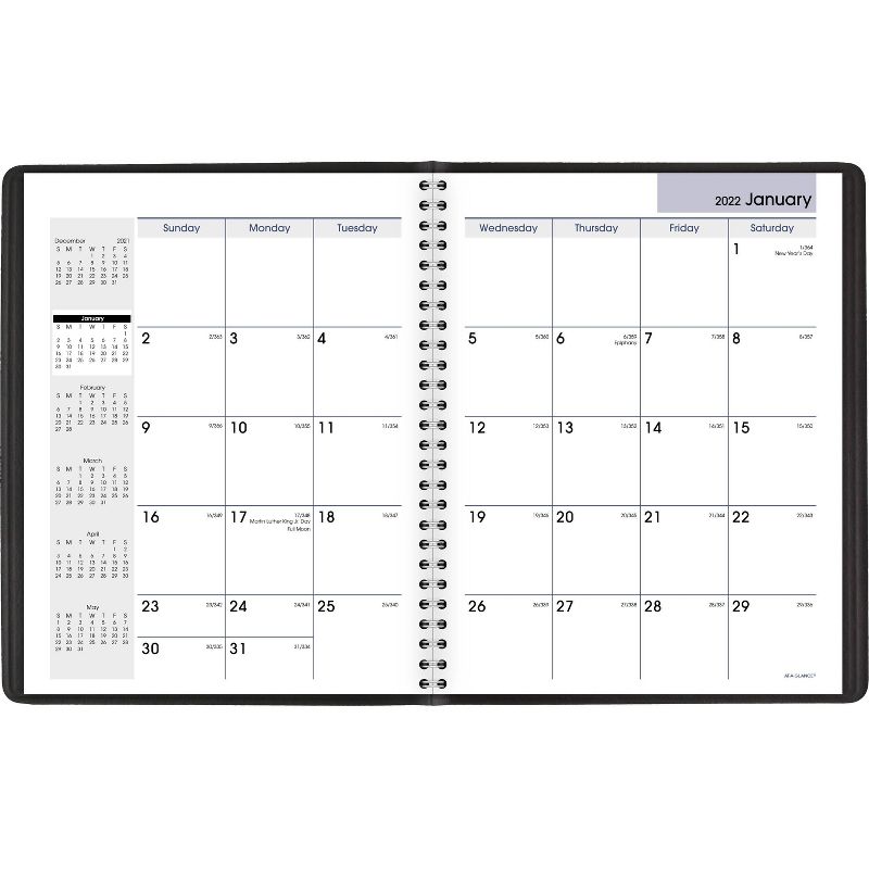 2021-22 Academic Planner 8.5" x 11" Flexible Cover Weekly/Monthly Wirebound Rose - The Home Edit