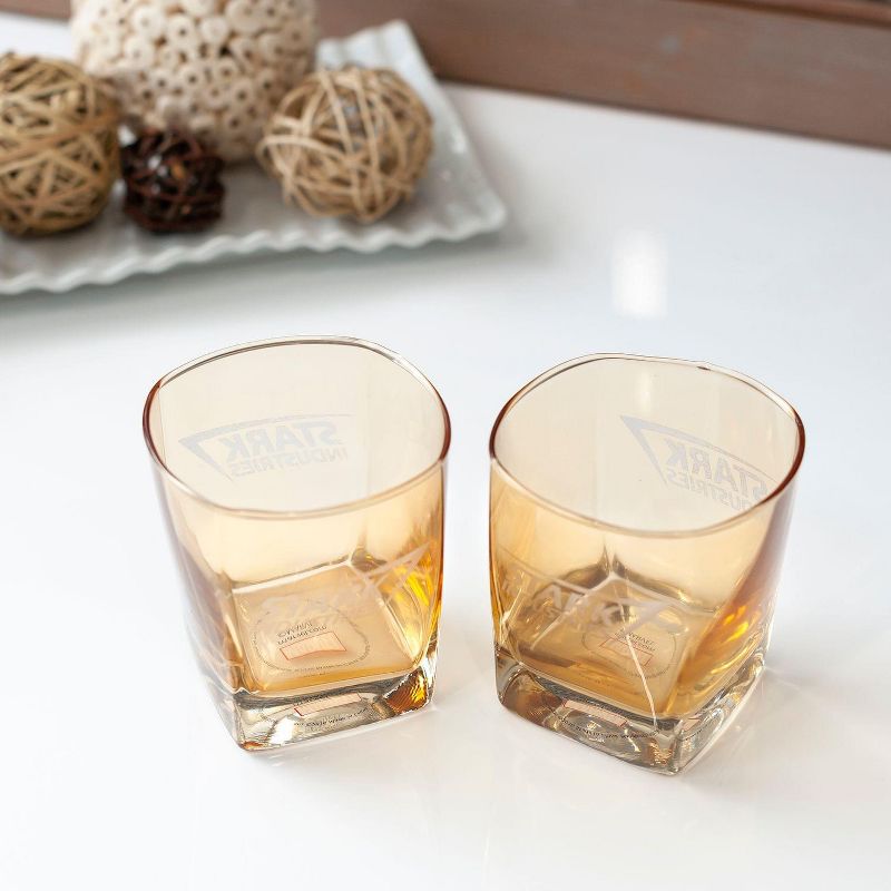 Surreal Entertainment Marvel Studios Action Figures Iron Man Stark Industries Tumbler Set | 2 Pack