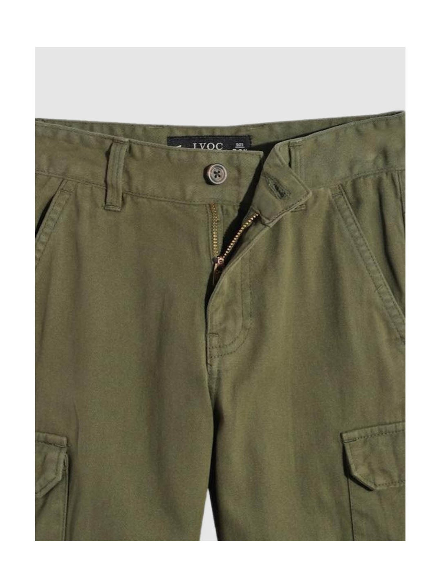 IVOC Boys Olive Solid Pants