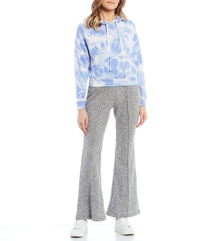 Love & Piece Long-Sleeve Tie-Dye Print Pullover Hoodie