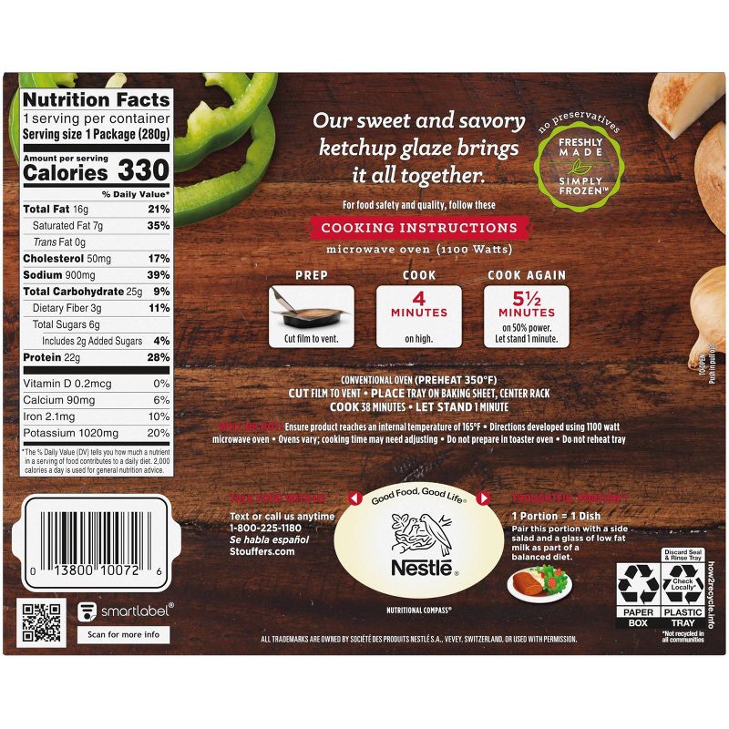 Stouffer's  Frozen Classic Meatloaf - 9.8oz