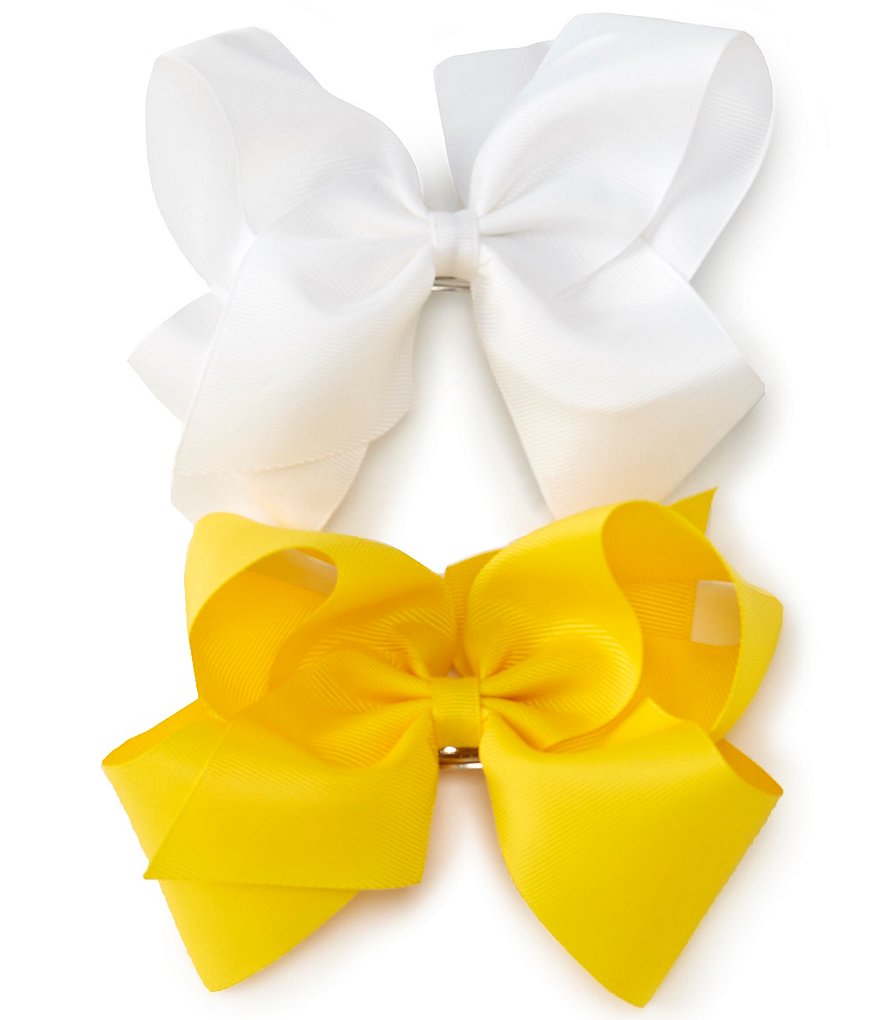 Copper Key Girls Grosgrain King Bows 2-Pack