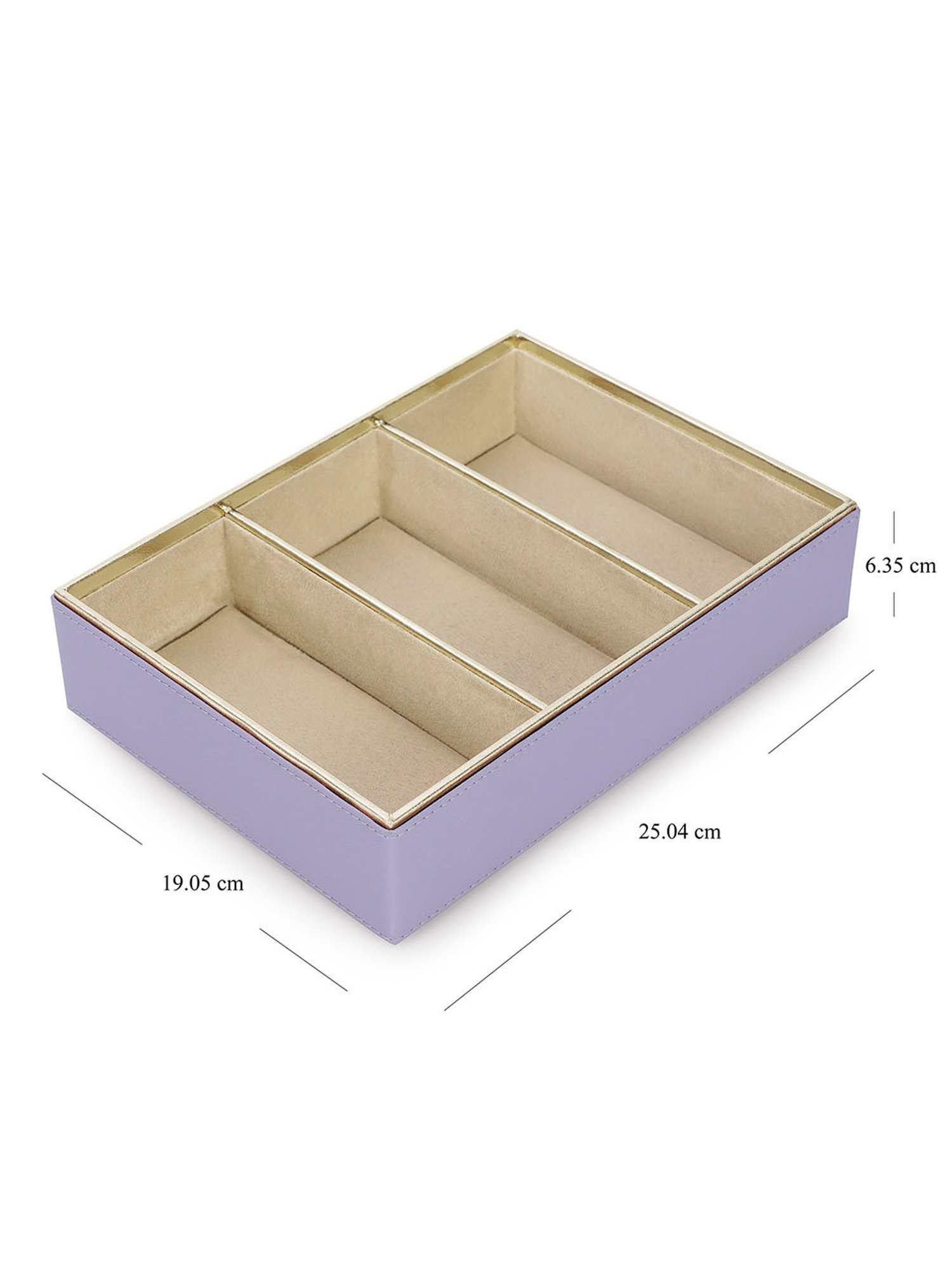 Pure Home and Living Purple Faux Leather Organisers