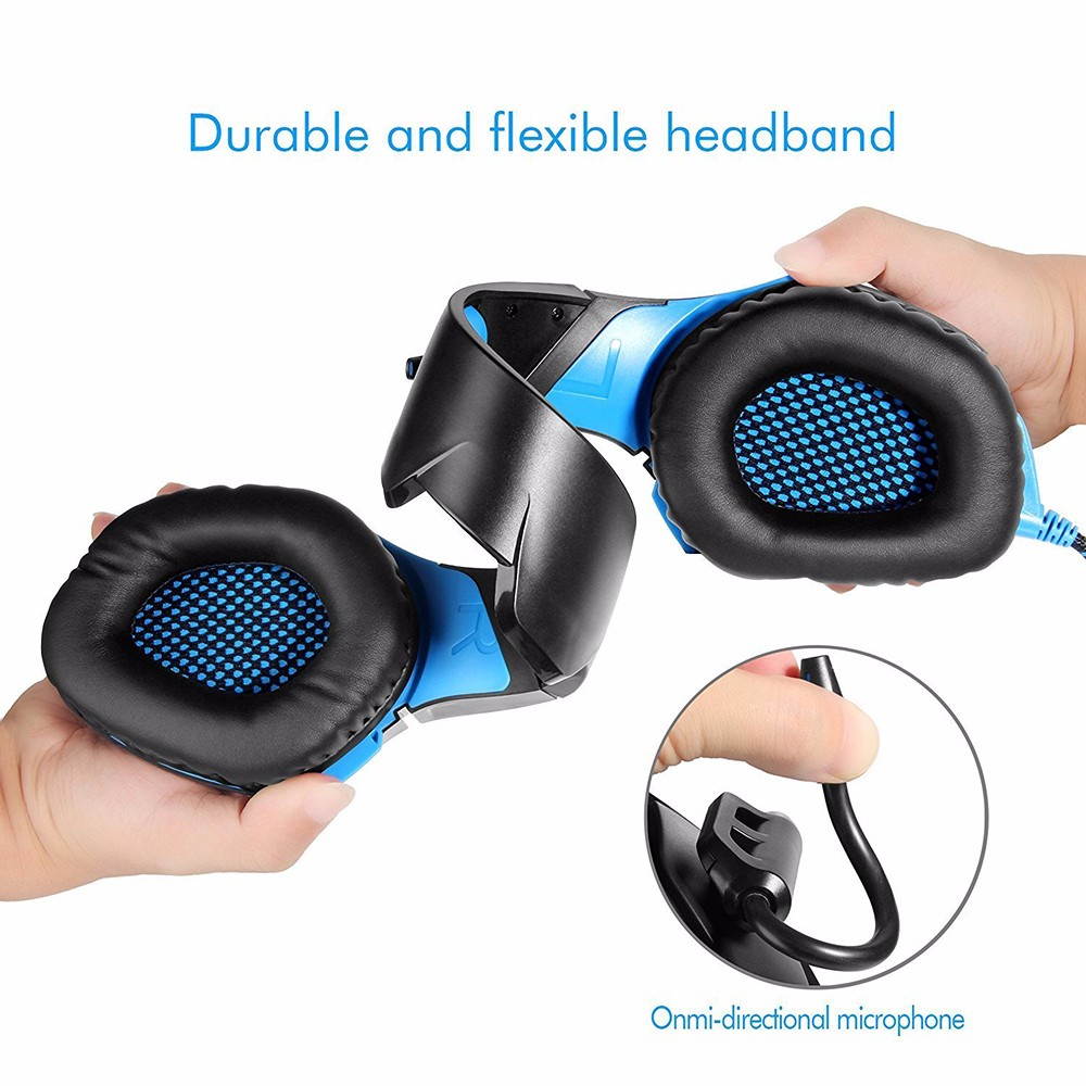 ONIKUMA K1S Game Headset Headband Over-ear Stereo Headphone for PS4 / Xbox One / Nintendo Switch / PlayStation 4 / PC Computer / Laptop / Smart Phone