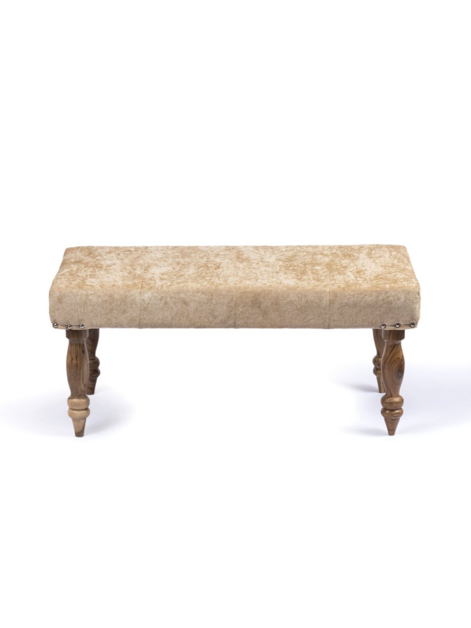 Picardy Vanity Stool Fabric/Antique Pearl - Acme Furniture
