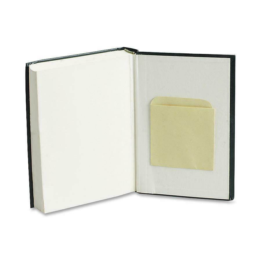 Quality Park Library Book Pocket - 3.50" X 4.12" - 250 / Box - Cream (QUA62273)