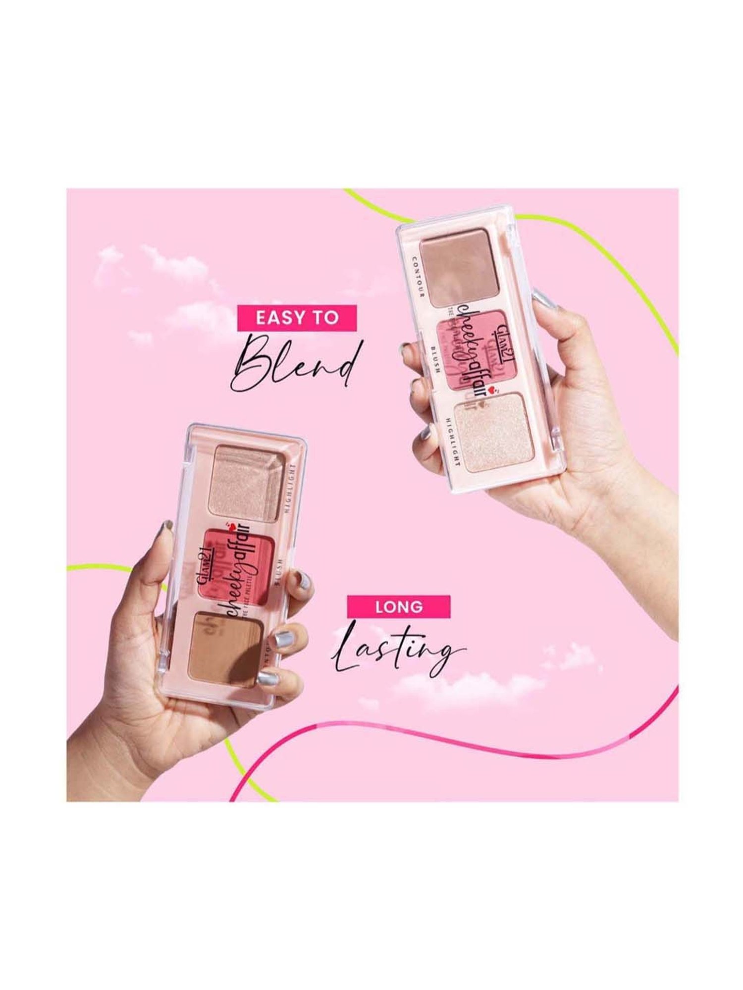 Glam21 Cheeky Affair The Face Palette 01 Sunset - 8.6 gm