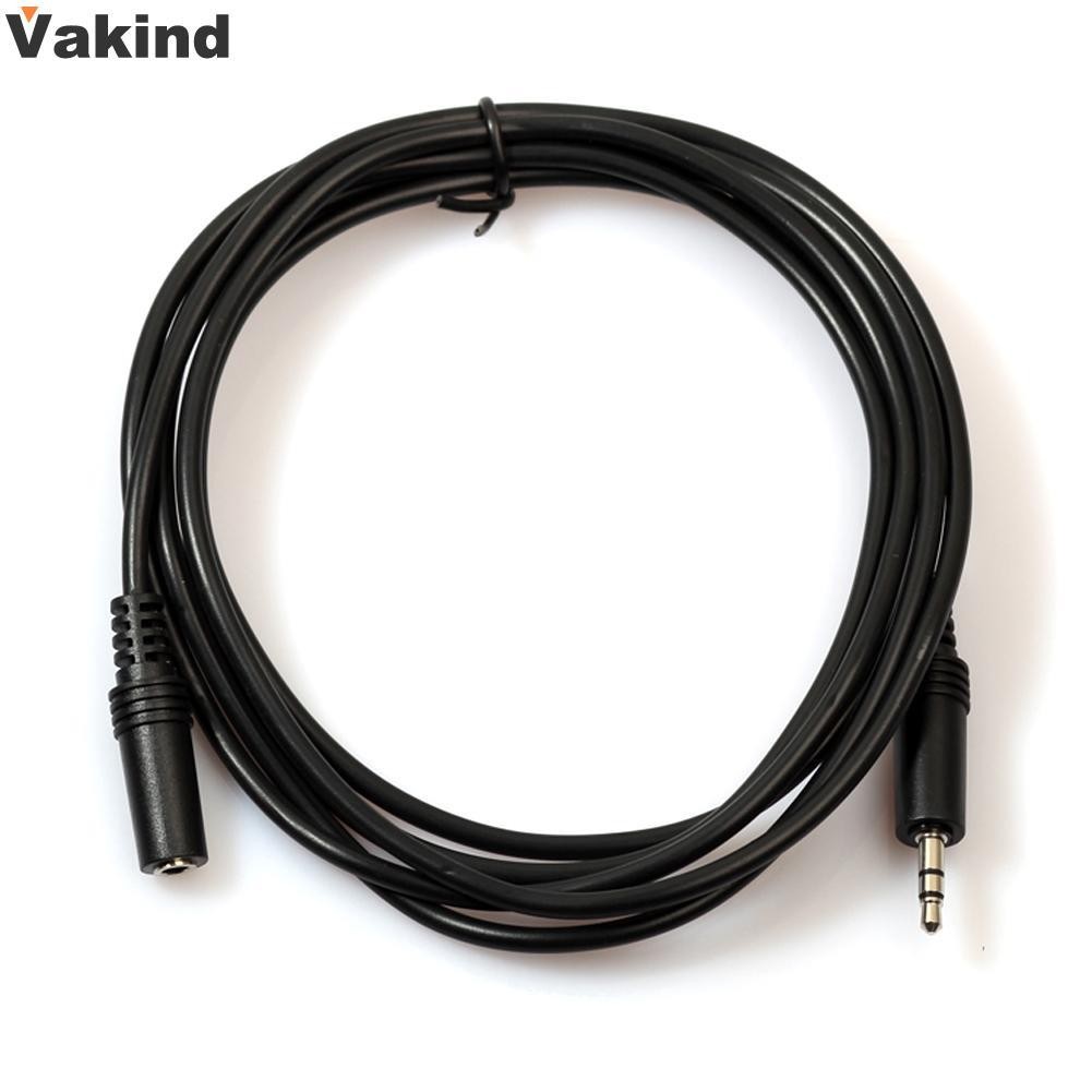 10ft 3.5mm 1/8" Stereo Audio Aux Headphone Cable Extension Cord Male to Female Stereo Cable Black