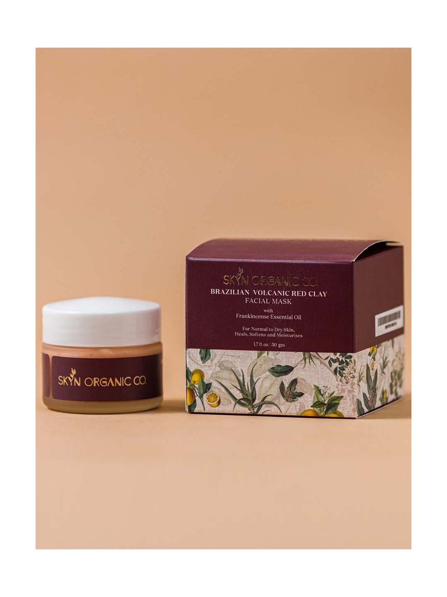 SKYN ORGANIC CO Brazilian Volcanic Red Clay Facial Mask - 50 gm