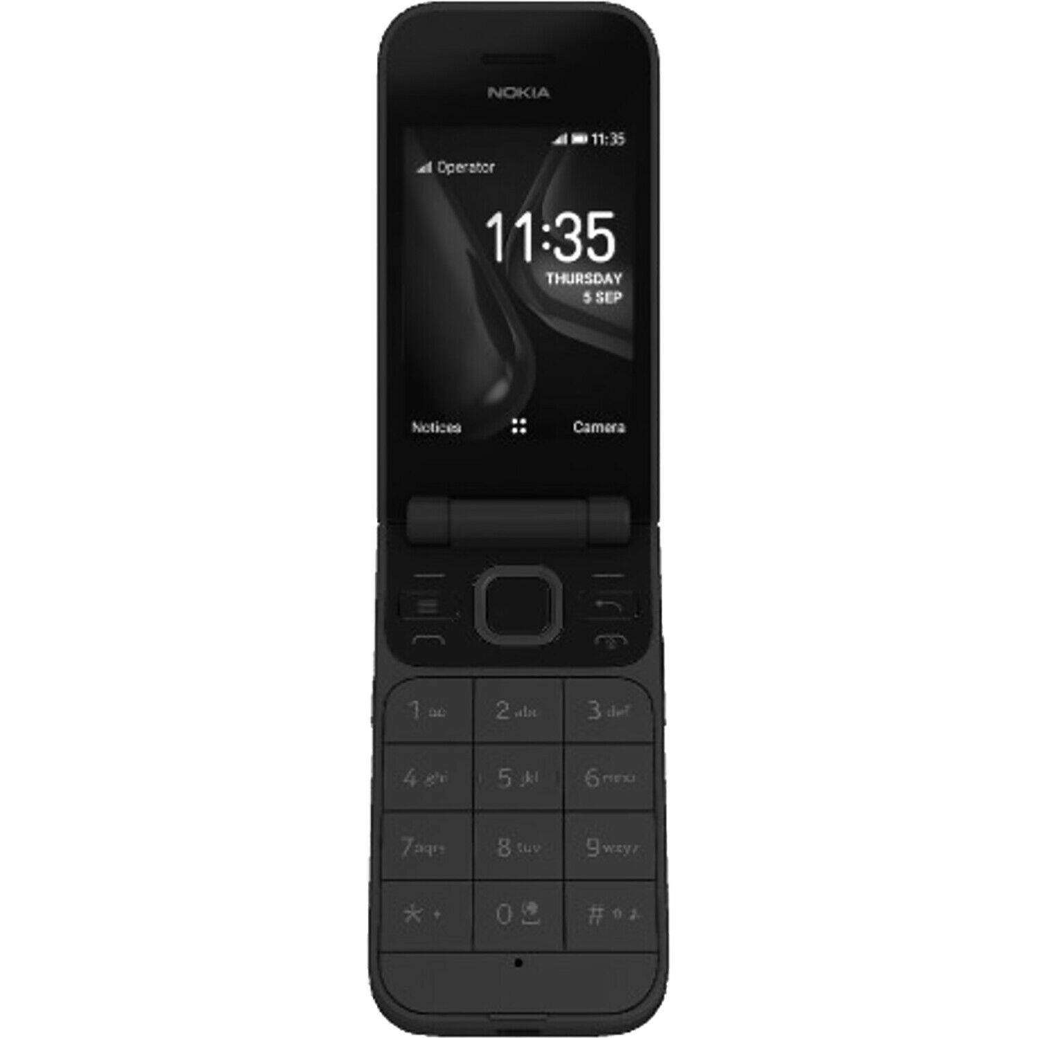 Nokia 2720 Flip Dual-SIM 4GB ROM + 515MB RAM (GSM Only | No CDMA) Factory Unlocked 4G/LTE Keypad Phone - (Red) - International Version