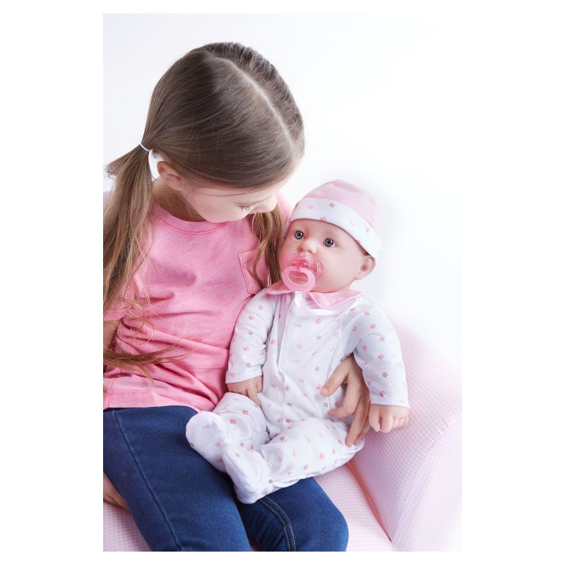 JC Toys La Baby 20" Baby Doll - Pink Outfit