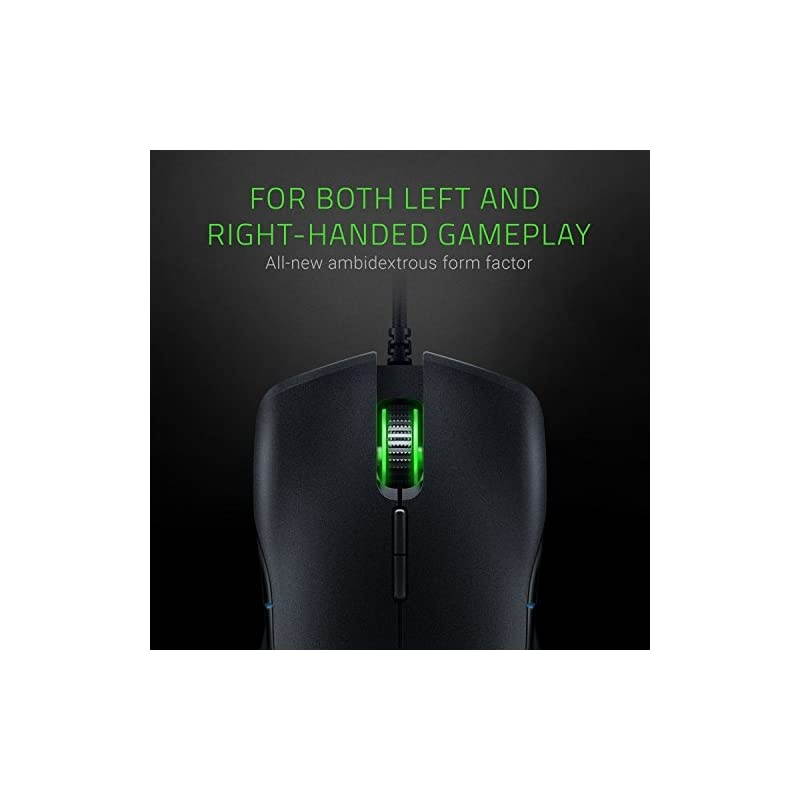 Lancehead Tournament Edition Ambidextrous Gaming Mouse 16K DPI Optical Sensor Chroma RGB Lighting 8 Programmable Buttons Mechanical Switches Classic Black