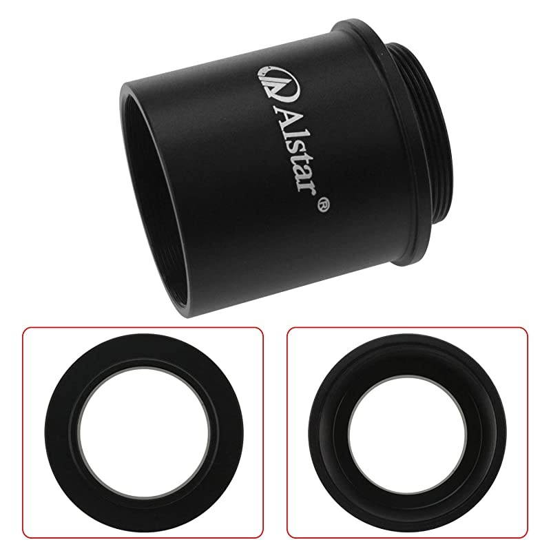 C Mount to 125quot Video Camera Barrel Adapter Telescope Astrophotography for one CMount Male Thread to 125quot Eyepiece convertor for telescopes