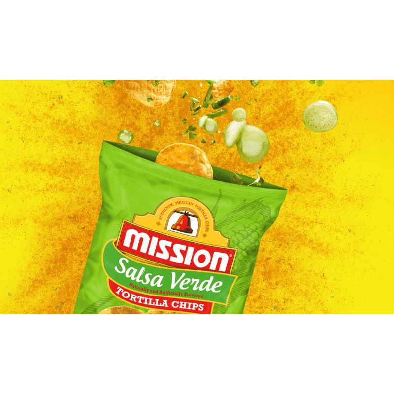Mission Salsa Verde Tortilla Chips 7.05oz