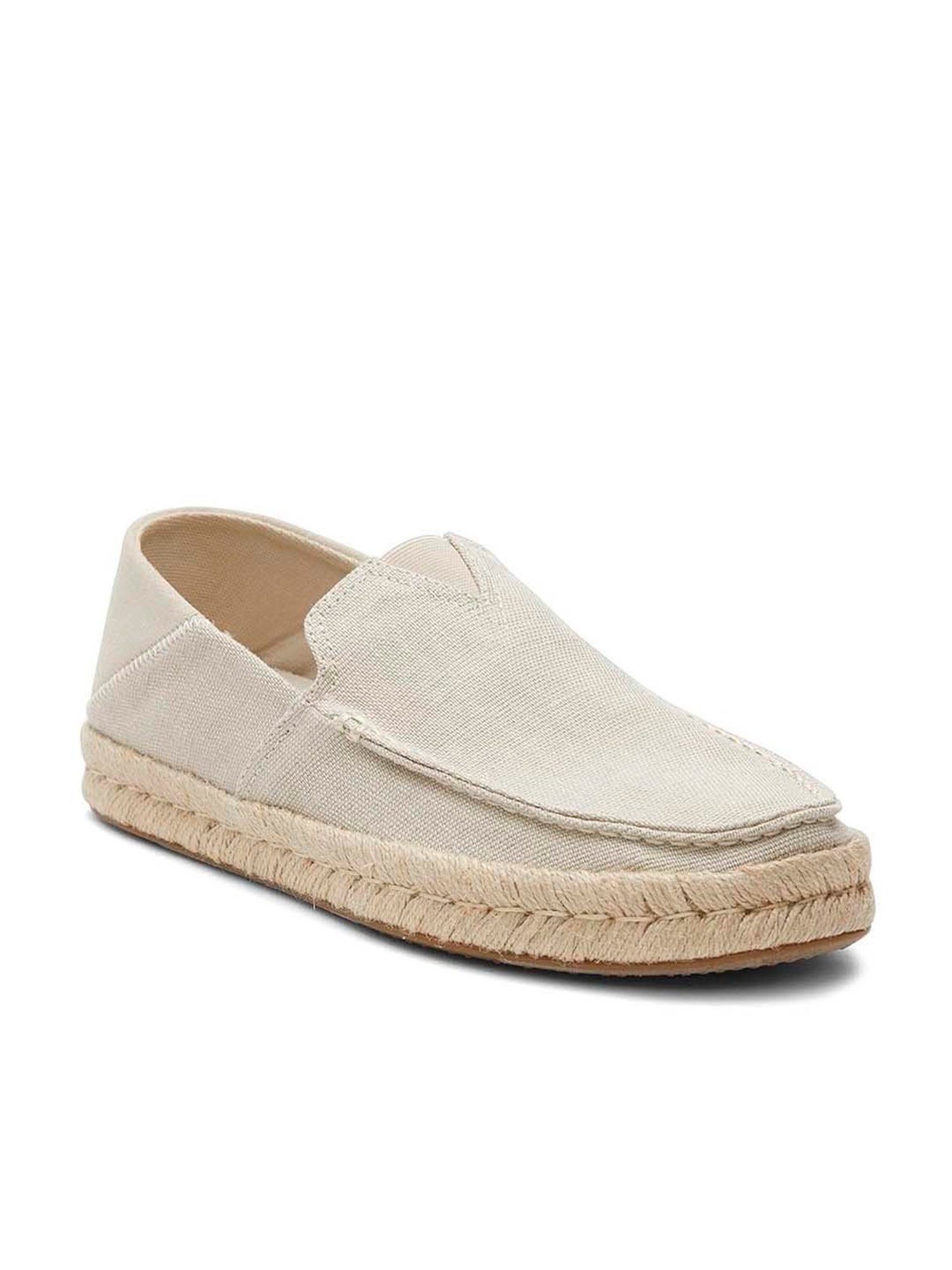 TOMS Alonso Men's Cream Espadrille Shoes