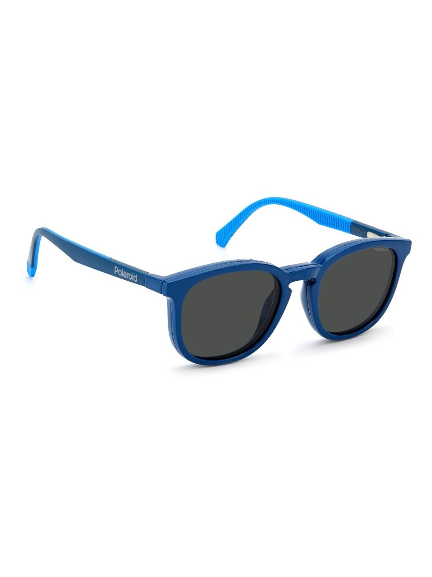 Polaroid Light Blue Rectangular Sunglasses for Kids