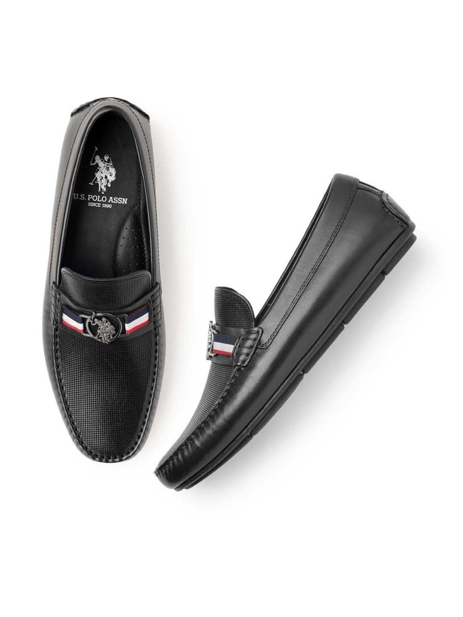 U.S. Polo Assn. Men's GREGOR Black Loafers
