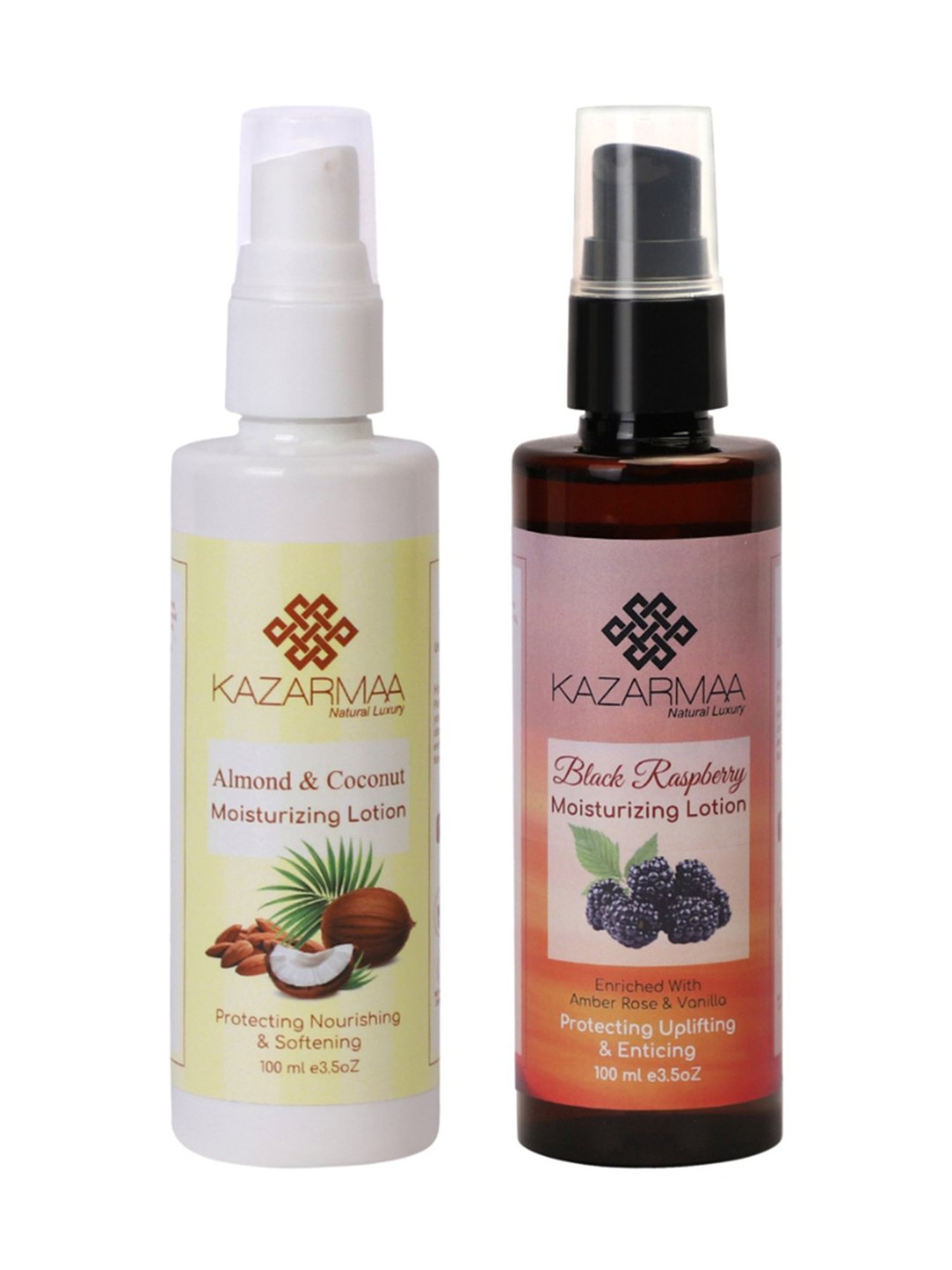 Kazarmaa Black Raspberry & Almond & Coconut Moisturizing Lotion Combo