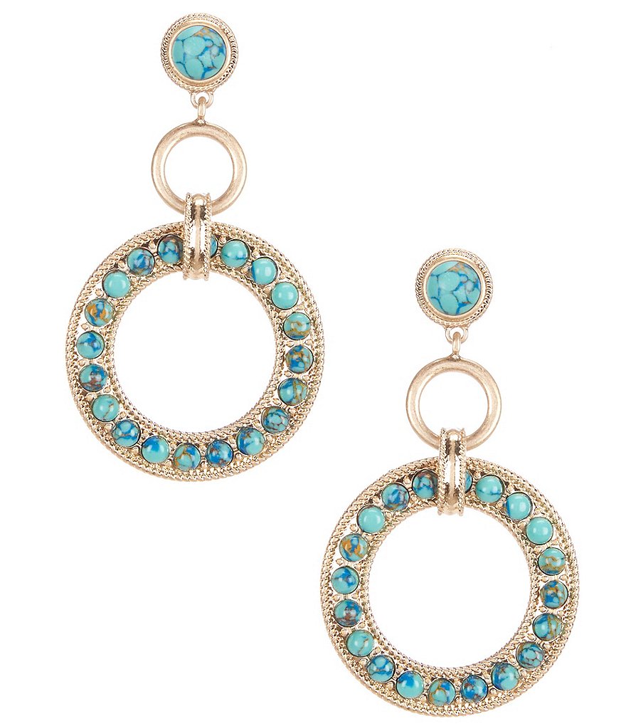 Southern Living Turquoise Statement Earrings