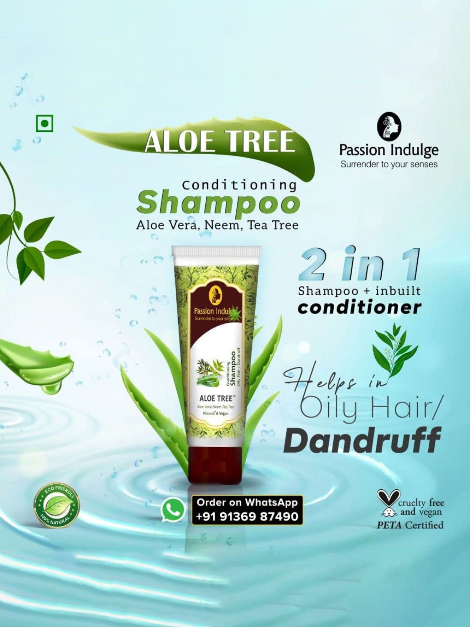 Pasion Indulge Aloe Tree Shampoo - 200 ml