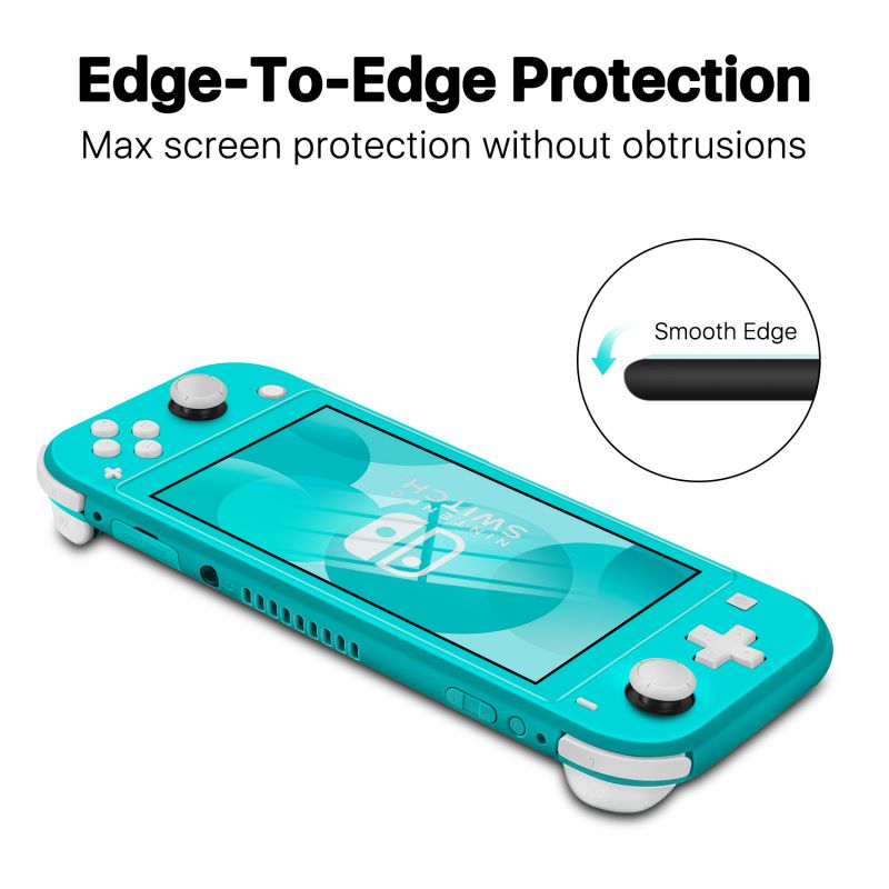 Screen Protector For Nintendo Switch Lite (2 Pack) - Nintendo Switch Lite Tempered Glass Screen Protector Cover Accessory, 9H Hardness, Anti-Scratch, Premium Clarity, Bubble-Free Install