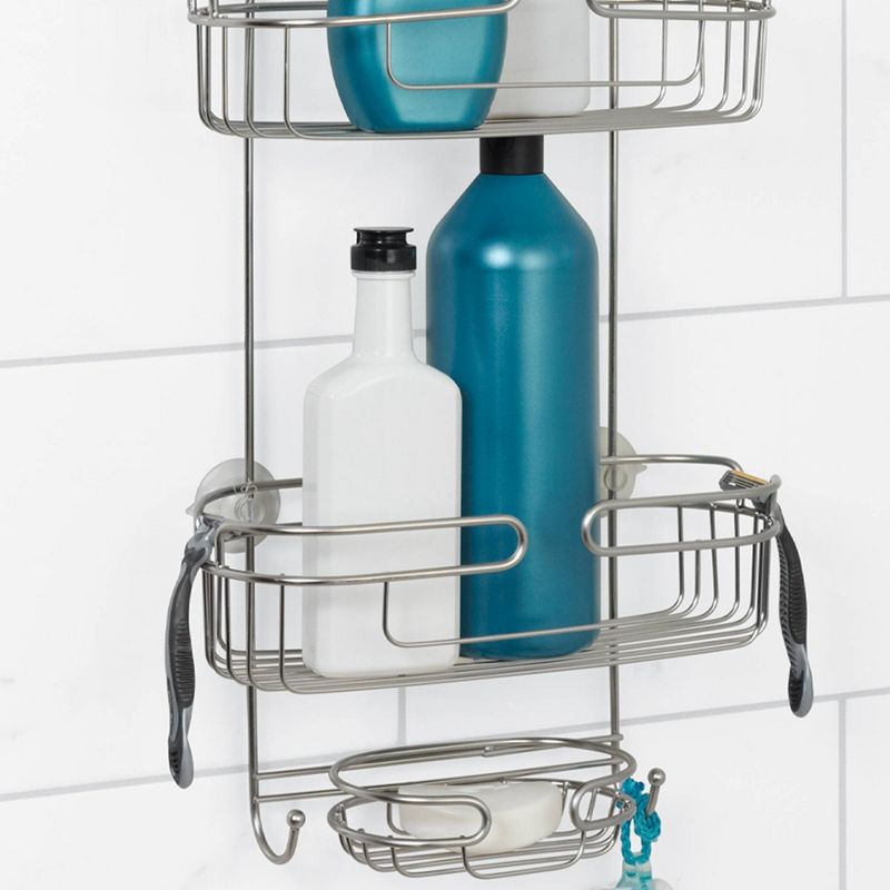 Stainless Over-The-Shower Head Caddy - Zenna Home