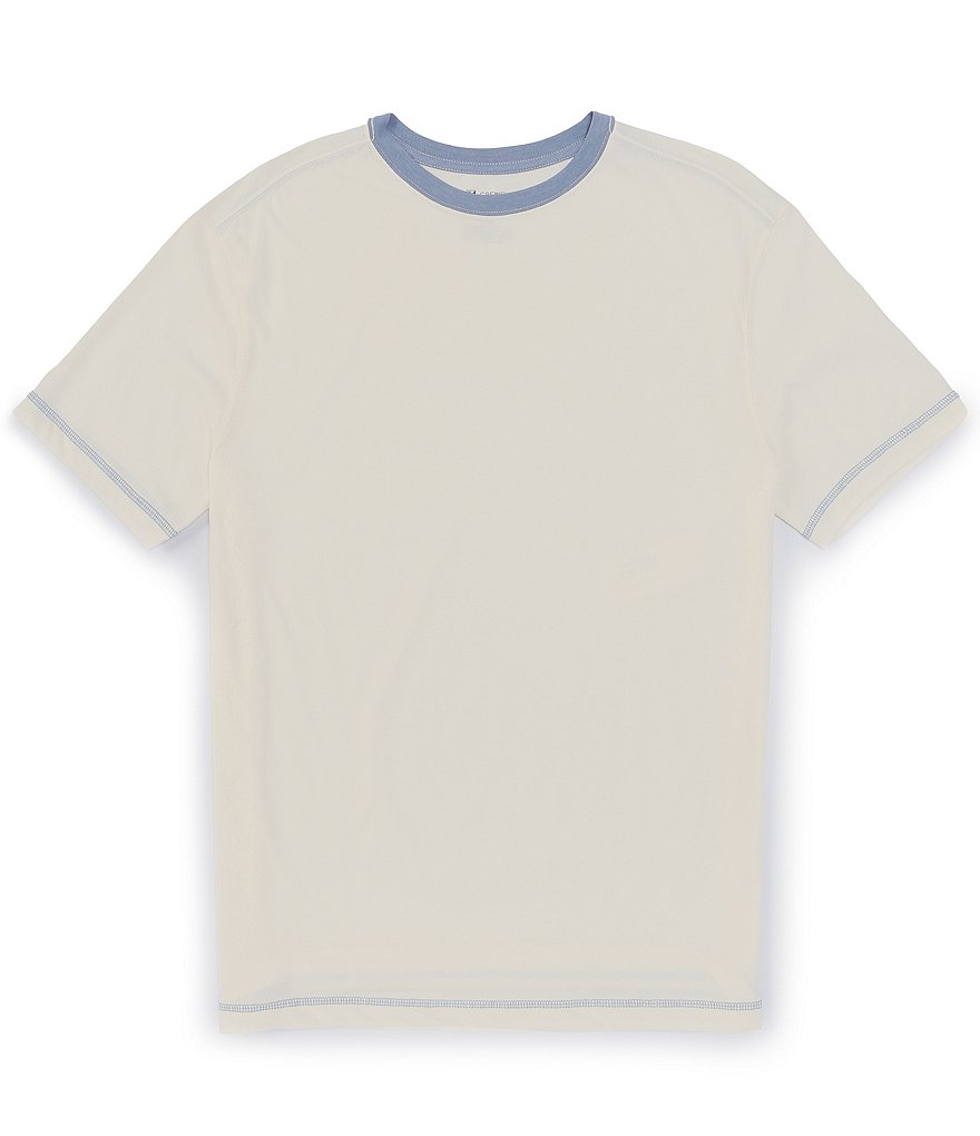 Cremieux Big & Tall Short Sleeve Solid Cotton Blend Knit Lounge T-Shirt