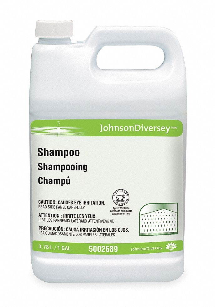 Diversey 5002689 Carpet Shampoo, Floral, 1gal Bottle, 4/Carton, 1 Carton