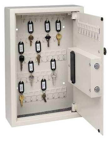 SteelMaster Electronic Key Safe 48-Key Steel Sand 11 3/4 x 4 x 17 3/8 20101