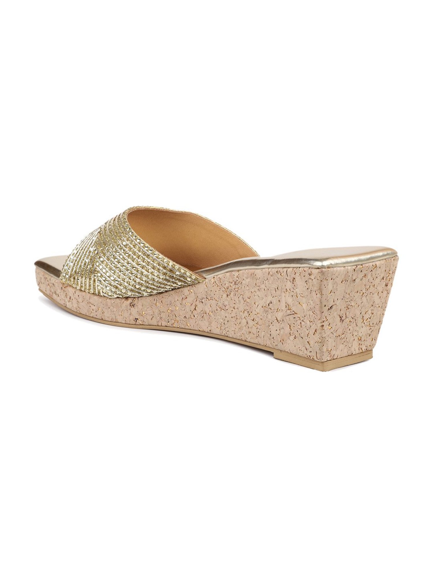 Inc.5 Women's Golden Casual Wedges
