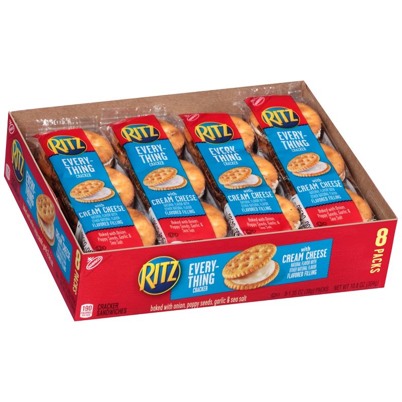 Ritz Every-Thing Cracker With Cream Cheese - 8ct