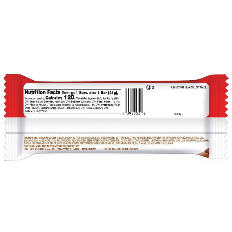 Kinder Bueno Hazelnut Chocolate Candy - 1.5oz
