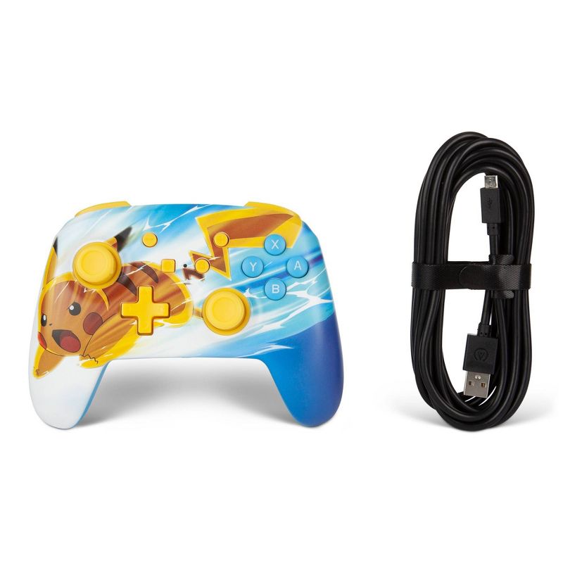 PowerA Enhanced Wired Controller for Nintendo Switch - Pokemon Pikachu Charge