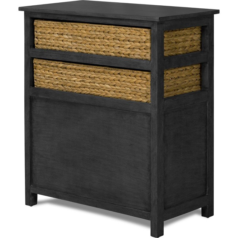 Elmhurst Cabinet Black and Weathered - ClickDecor
