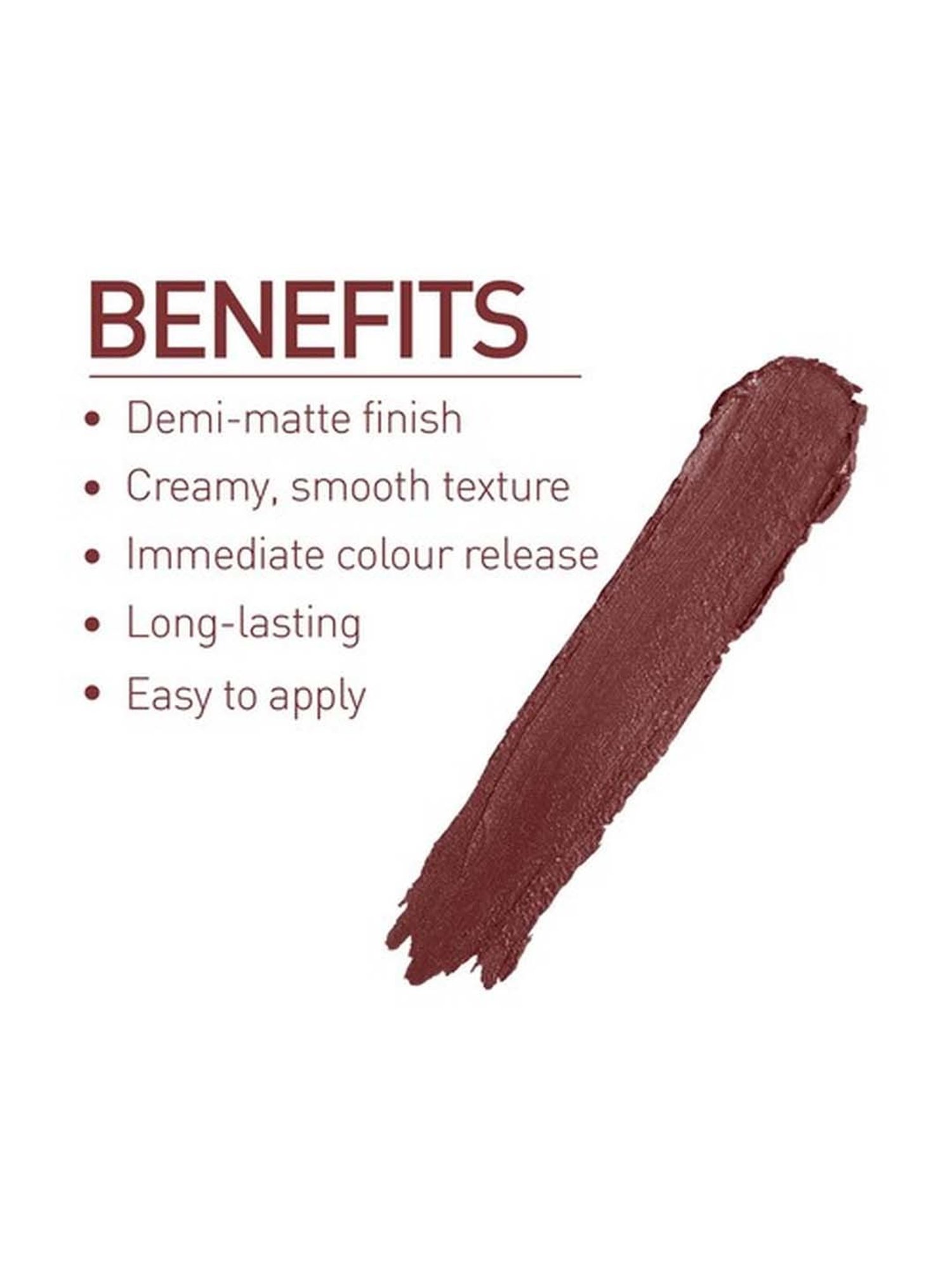 MyGlamm Lit Creamy Matte Lipstick Purple Martini - 3.7 gm