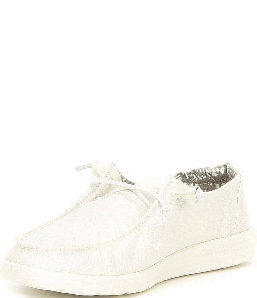 Hey Dude Women's Wendy Washable Chambray Slip-Ons