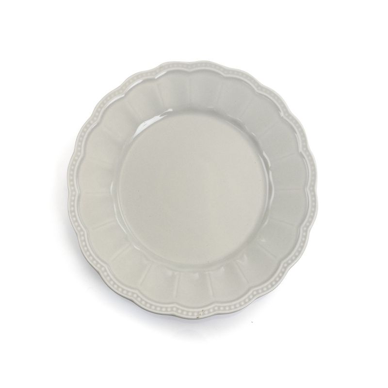 Gibson Ultra 12 Piece Fine Ceramic Dinnerware Set in Taupe