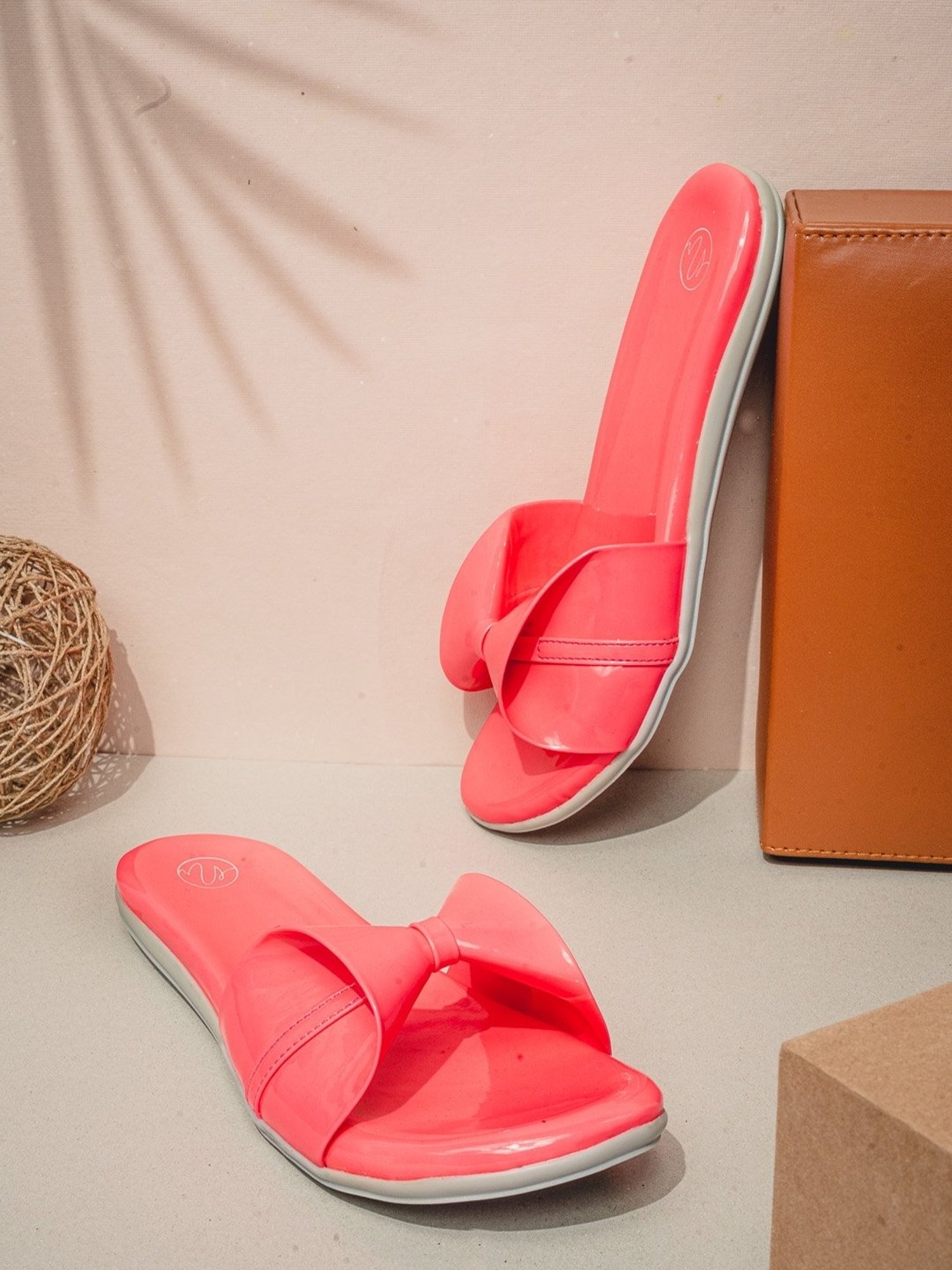 NR by Nidhi Rathi Women's Rose Gold Casual Sandals