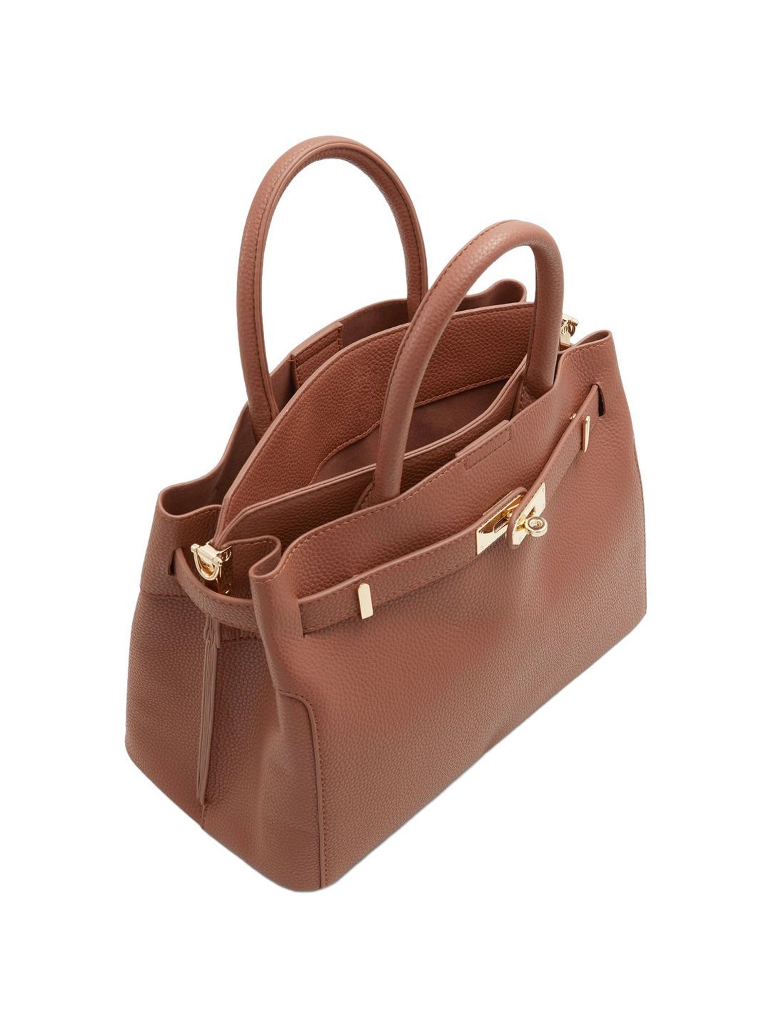 Call It Spring Brown Solid Medium Handbag