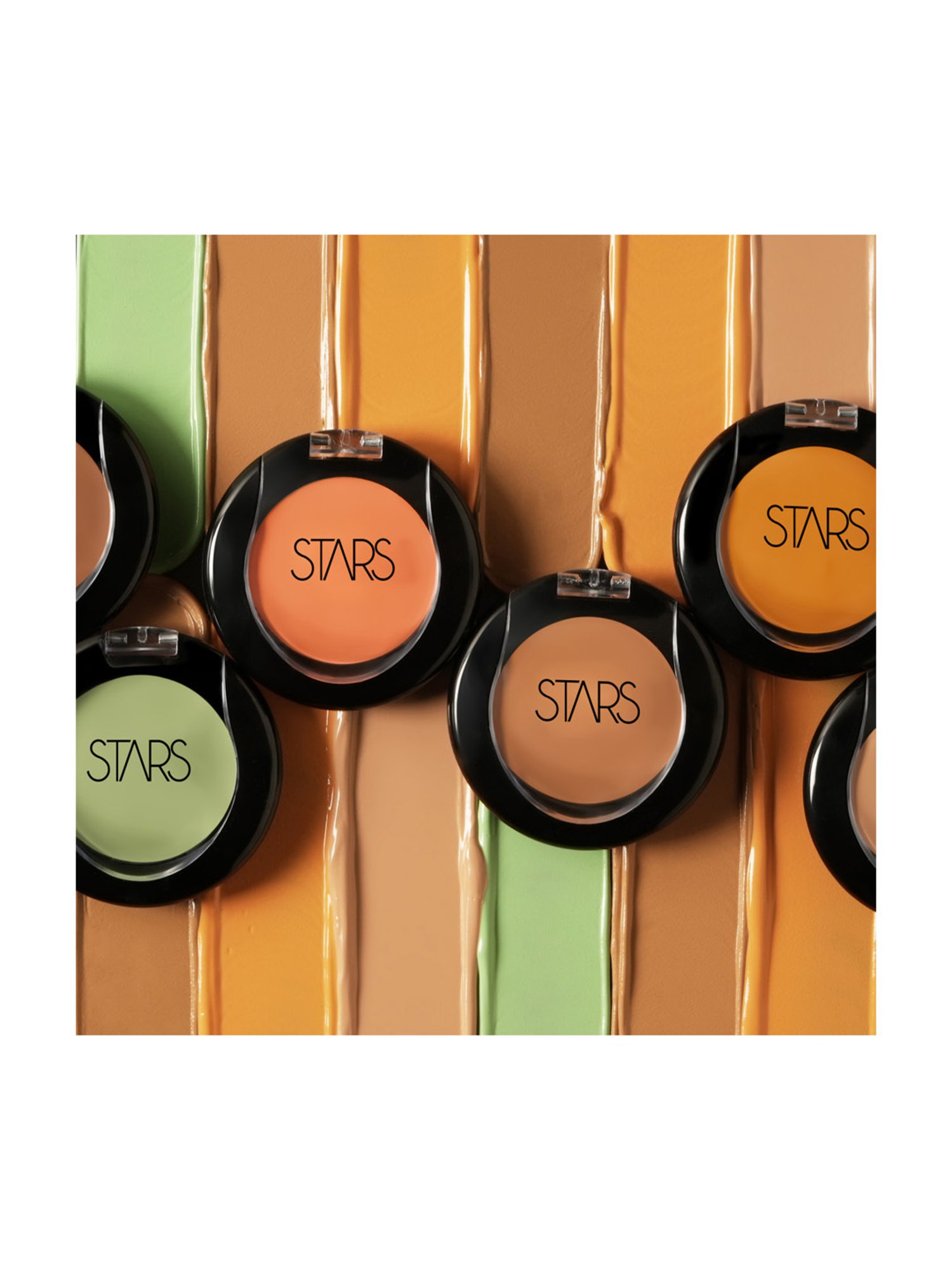 Stars Cosmetics Full Coverage Face Makeup Cream Concealer Medium - 5 gm