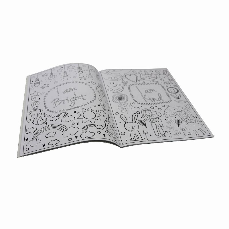 I Am Confident, Brave & Beautiful Coloring Book - Hopscotch Girls