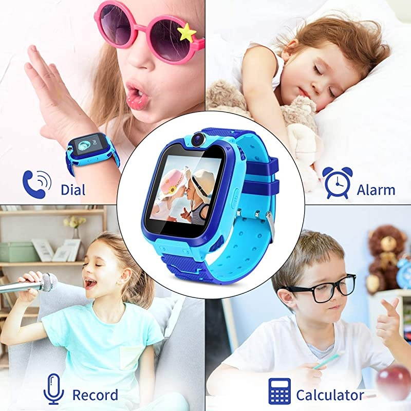 Smartwatch with SIM Card IncludedTwoWay Phone Call Games Camera Music Player 154 inch Touch Screen Boys GirlsChildren Birthday Gift