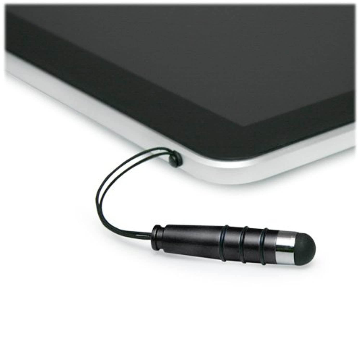 Viewsonic TD2740 (27") Stylus Pen, BoxWave [Mini Capacitive Stylus] Small Rubber Tip Capacitive Stylus Pen for Viewsonic TD2740 (27") - Jet Black