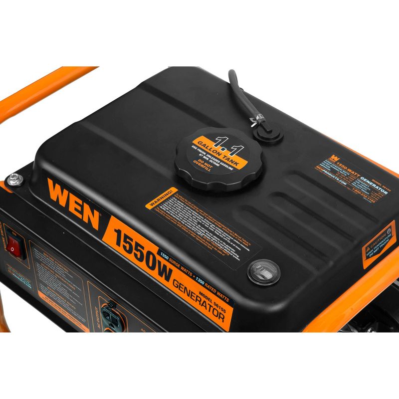 WEN 56155 4-Stroke 98cc 1550W Portable Power Generator