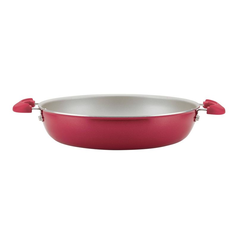 Rachael Ray Create Delicious 8pc Aluminum Nonstick Cookware Stacking Set Red