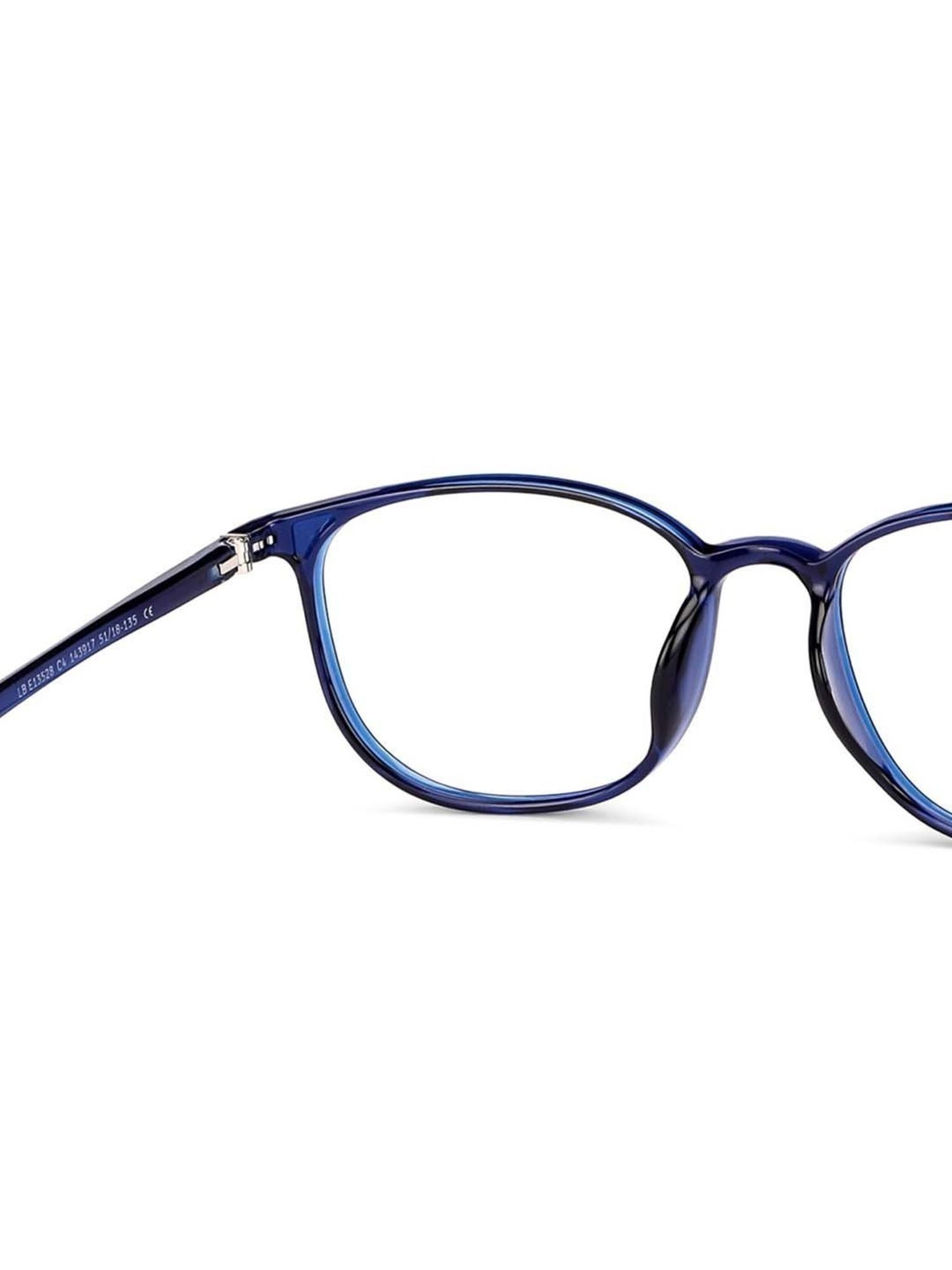Lenskart Blu LB E13528 Blue Full Rim Square Computer Glasses
