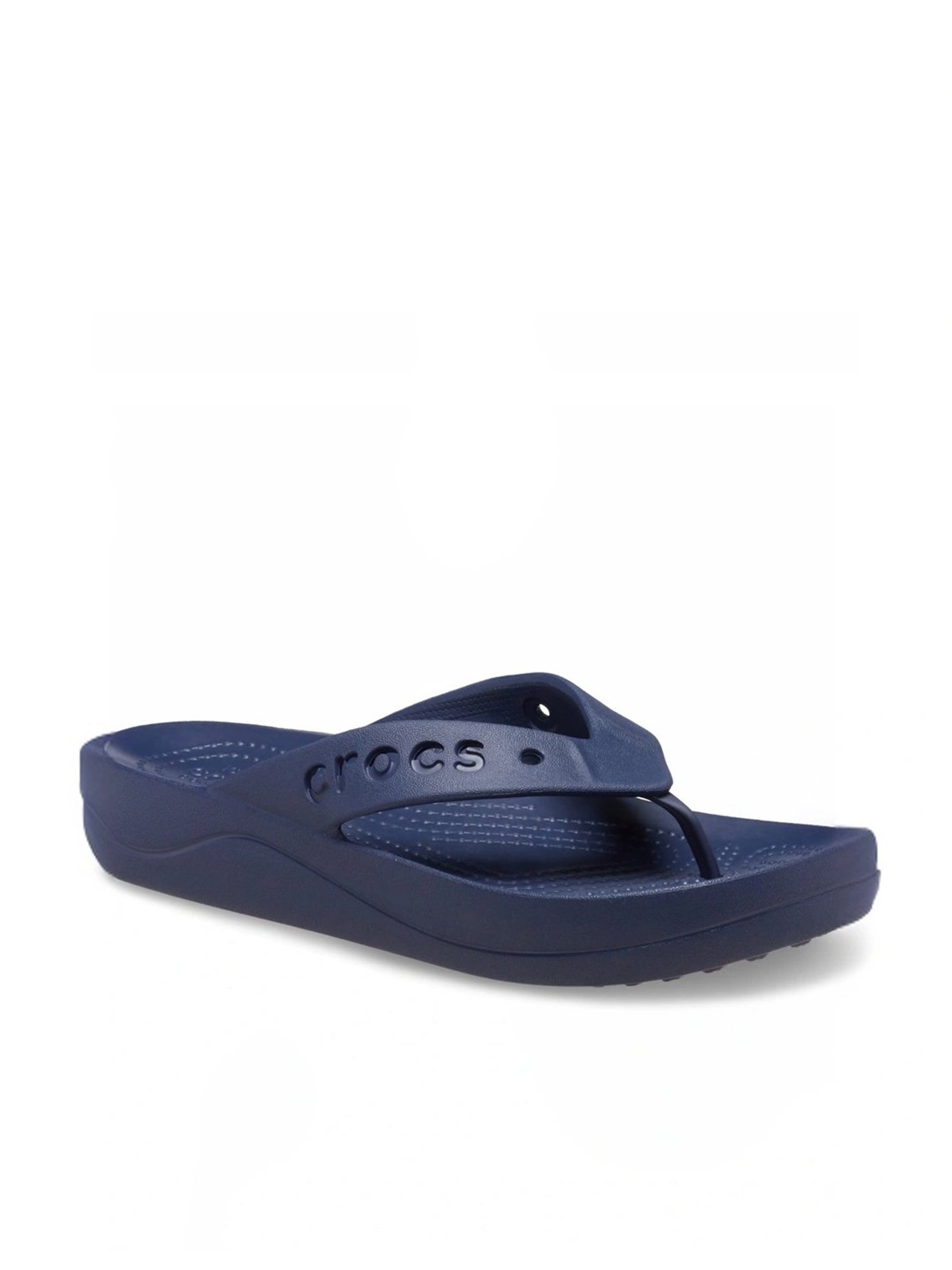 Crocs Women's Baya Navy Flip Flops