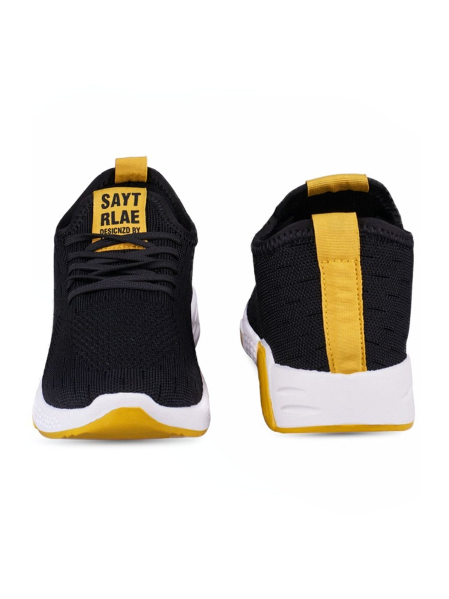 Rapid Box Men's Black Running Shoes