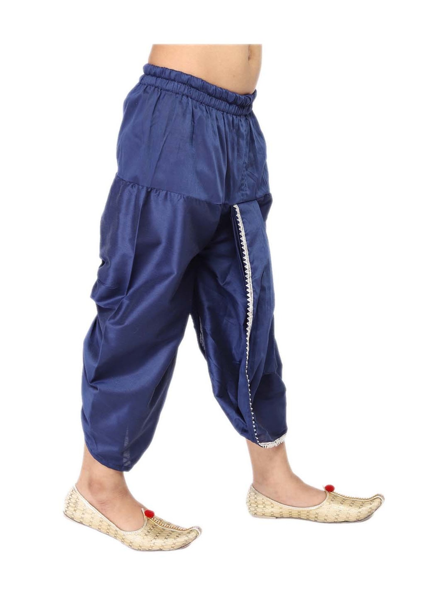 VASTRAMAY Kids Maroon Regular Fit Dhoti