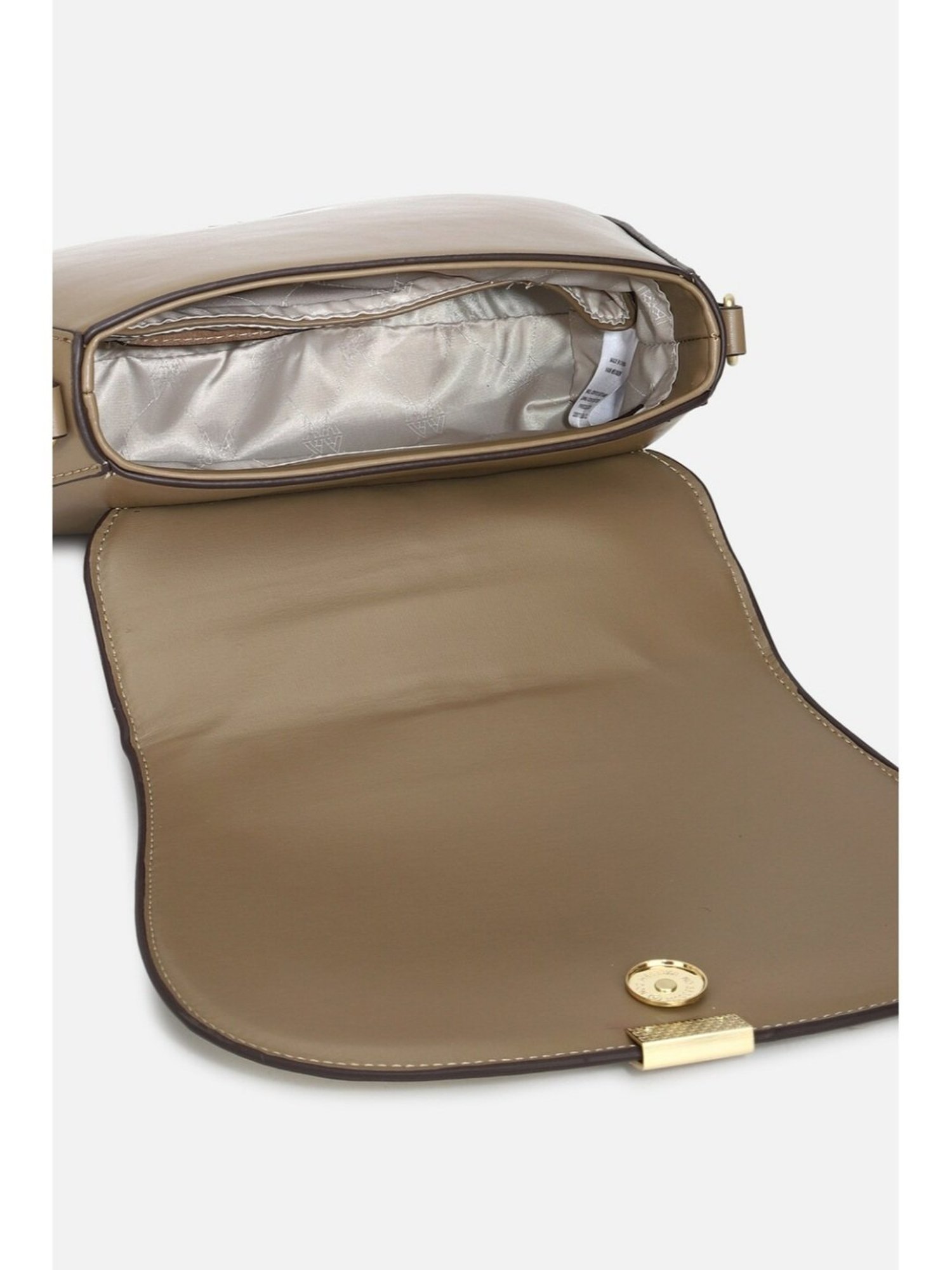 Van Heusen Brown Solid Handbag